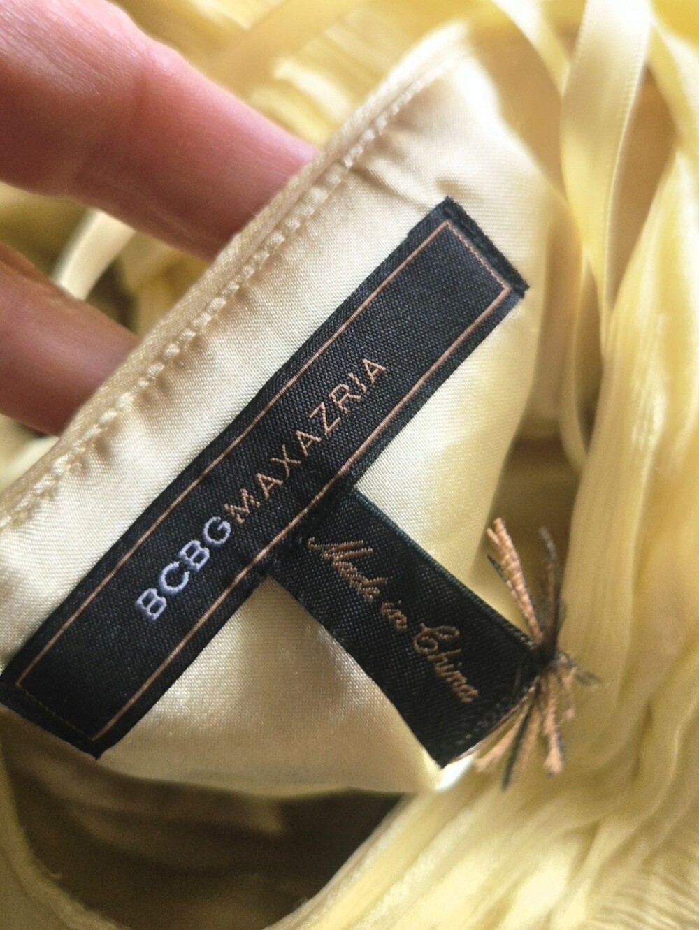 BCBG maxazria Silk Halter Dress - Picture 5 of 6